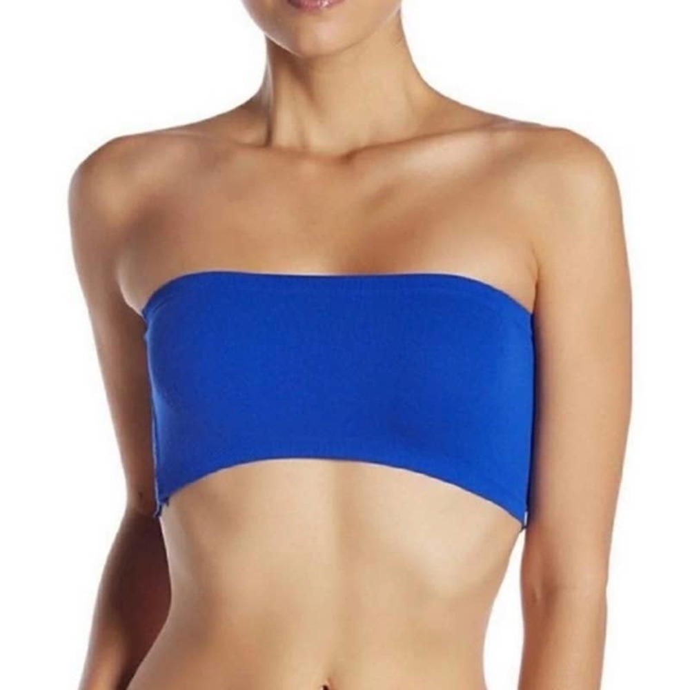 Free People Nina Neo Bandeau in Blue Flame Size XS. NWT